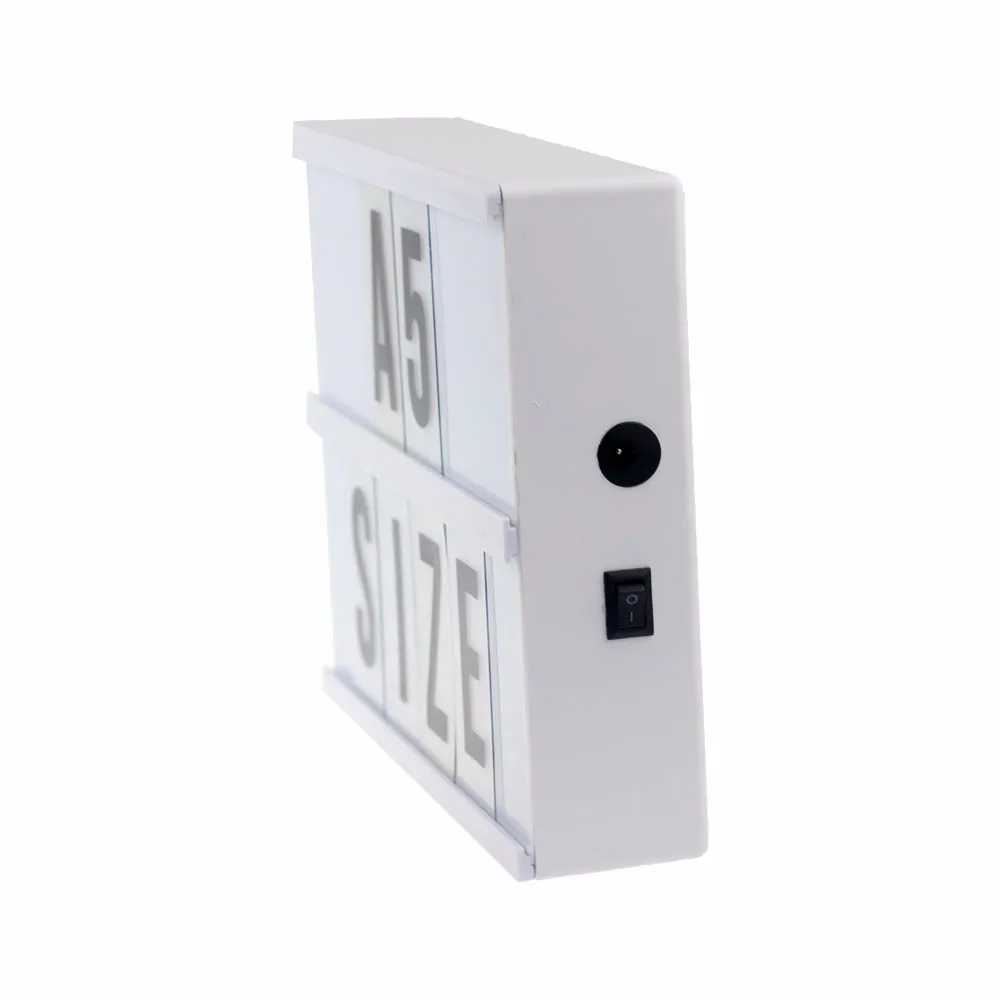 Mini Lightbox A5 Size Cinematic Light Box 6xaa Battery Dc9v 500ma