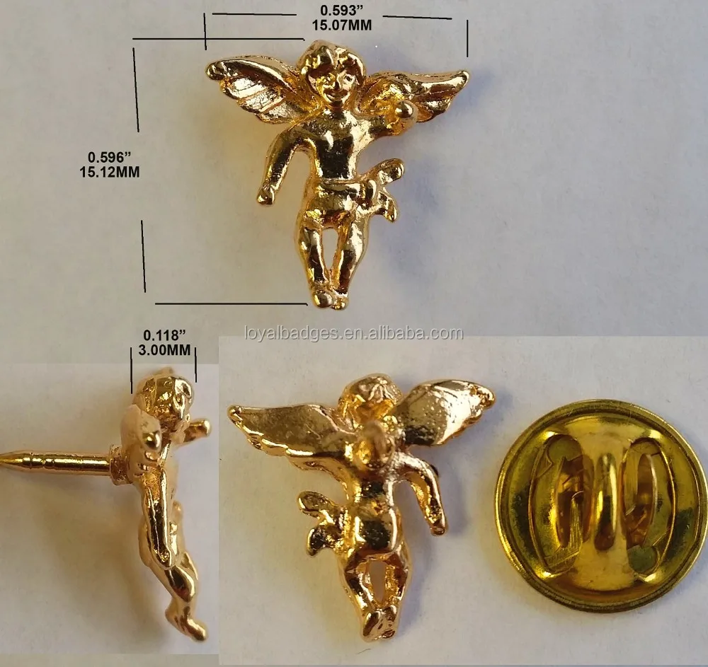 Custom Metal Gold Angel Pin Buy Angel Pin,Gold Angel Pin,Metal Angel