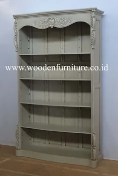 Wooden Bookcase French Style Book Shelves Clic Display Cabinet Wooden Bookcase French Style Book Shelves Clic Display Cabinet Antique Reproduction Home Furniture European Office