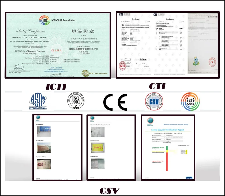 About certifications