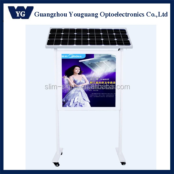Double Sided A1 Outdoor Solar Advertising Signs Buy Solar