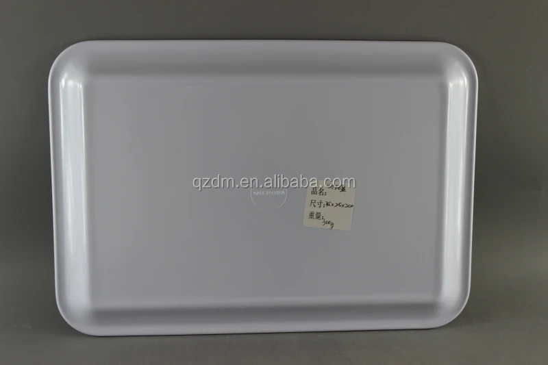 Melamine White Tray Plastic Servring Tray