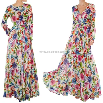 printed chiffon dress fabric