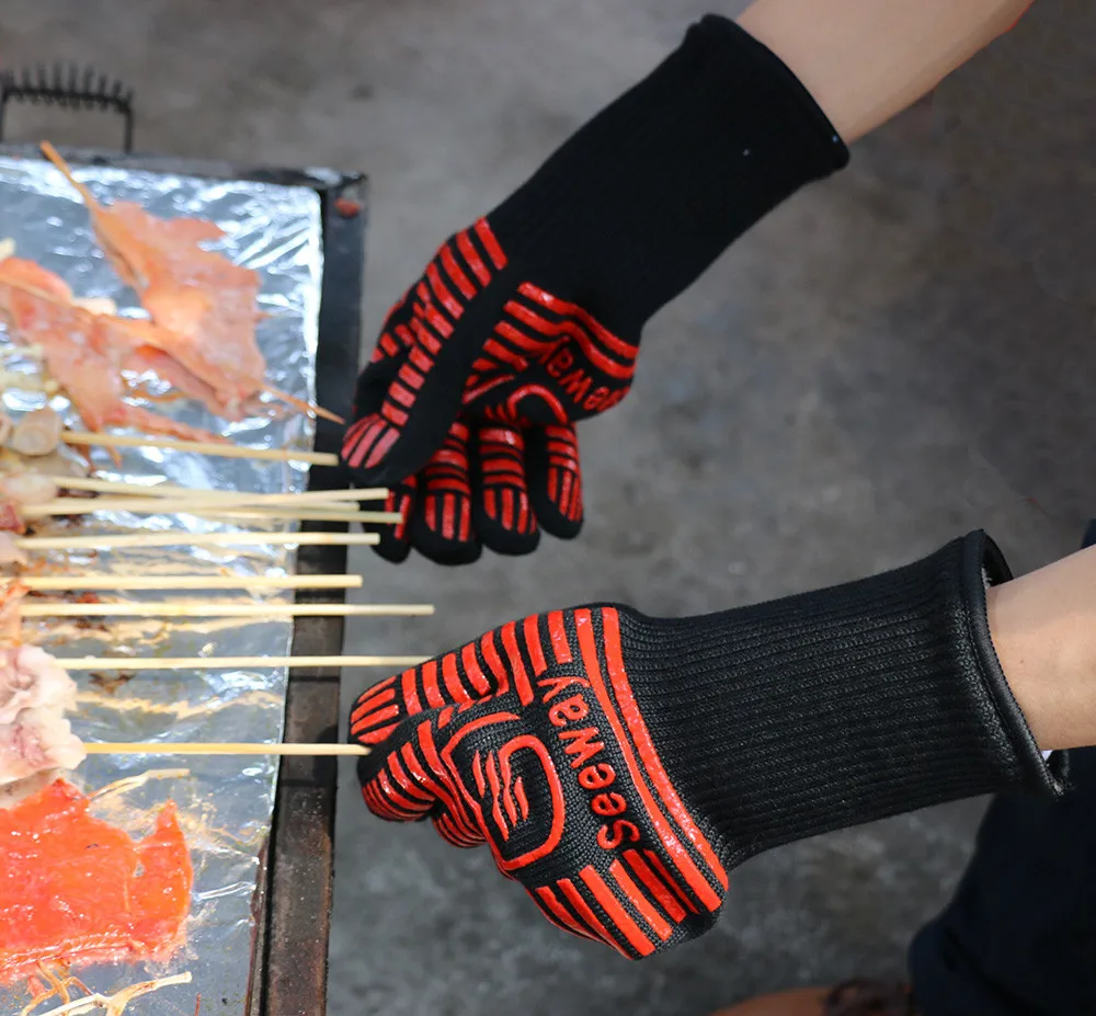 Seeway 932f Oem Service Red Pizza Oven Gloves With Fire Retardant Buy