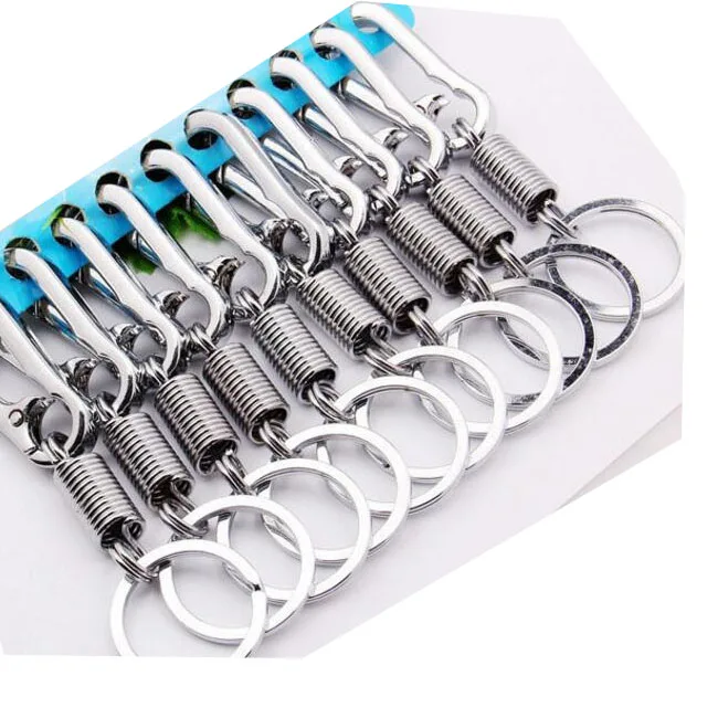 High Quality Spring Metal Keychain Custom Key Chain Clip Buy Metal