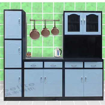 Home Kitchen Furniture Waterproof Kitchen Cabinets Mobile Home