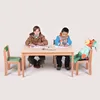 Children preschool furniture, Children table and chair, Wooden study table with chairs