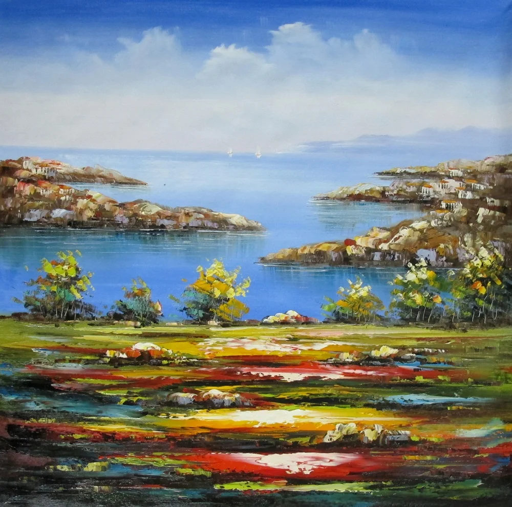 Lukisan Pemandangan Laut Seni Samyysandracom