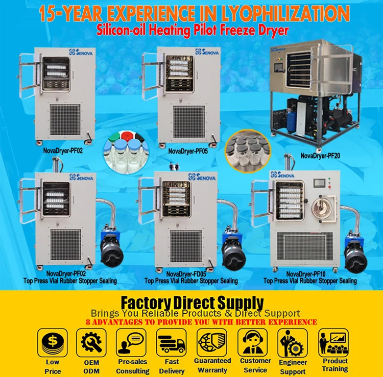 Automatic Peptide Laboratory Lyophilizationmachine Freeze Dryer