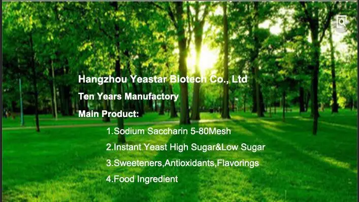 bulk sodium saccharin 8-12 mesh in preserved fruit manufactured China