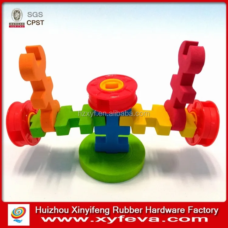 interlocking foam building blocks