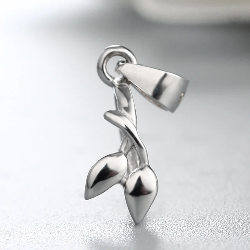 Silver Pinch Bails Pendant Clasps Necklace Pendant Jewelry making supplies