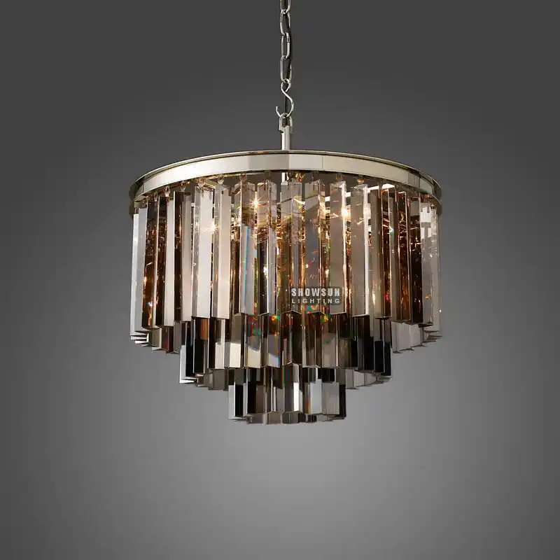 Modern European Rounds LED Pendant Lights modern crystal chandelier