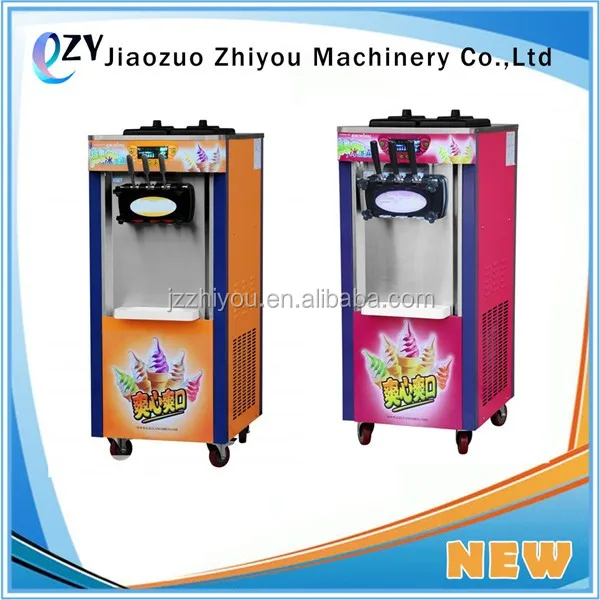 Cheap Price Digital Three Flavors Mini Soft Ice Cream Machine For