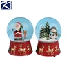 High quality custom christmas ornament resin snow globe,glass snow globes with LED / string light