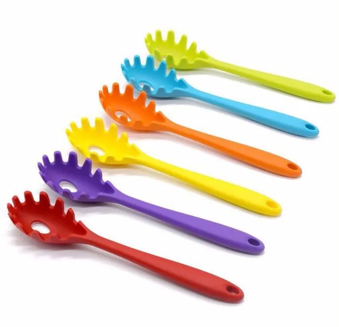 Silicone Sauce Ladle And Serving Spoon Spaghetti Fork Pasta Catcher ...