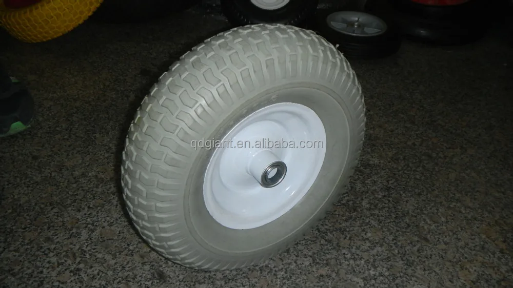 High quality big pu foam rubber wheel for wheelbarrow