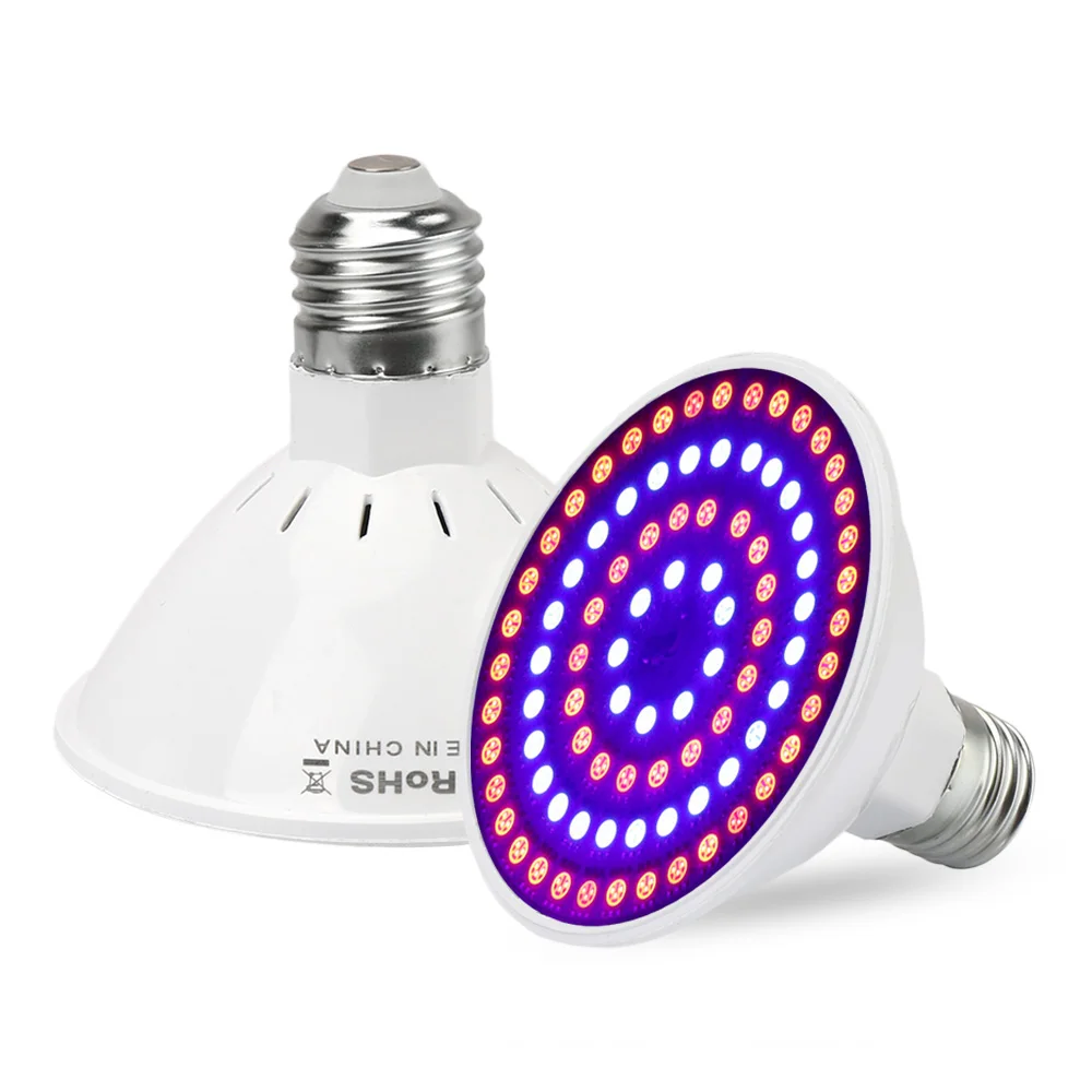 20w Led Grow Light Bulb E27 54red 36blue Led Plant Lamp Garden