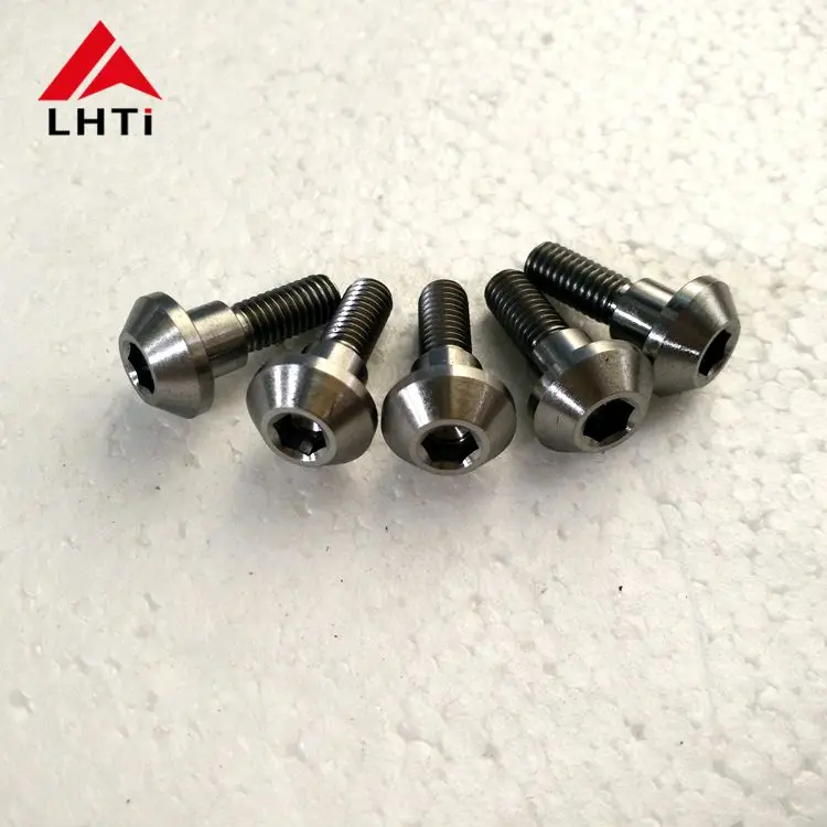 GR5 6Al4V m6 m8 Titanium disc bolts for motorcycle