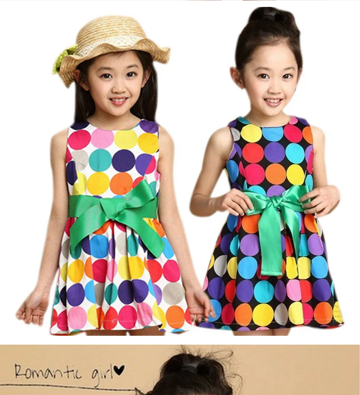 Kids Party Wear Dress Silk Ribbon Latest Frock Designs Dresses For ...
