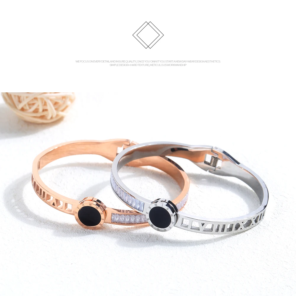 2019 New Arrivals Jewelry Bangle Women Bracelet Stainless Steel