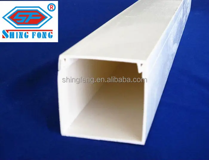 Rectangular Plastic Ducting Pvc For Cable Paraguay Pvc Cable Trunking