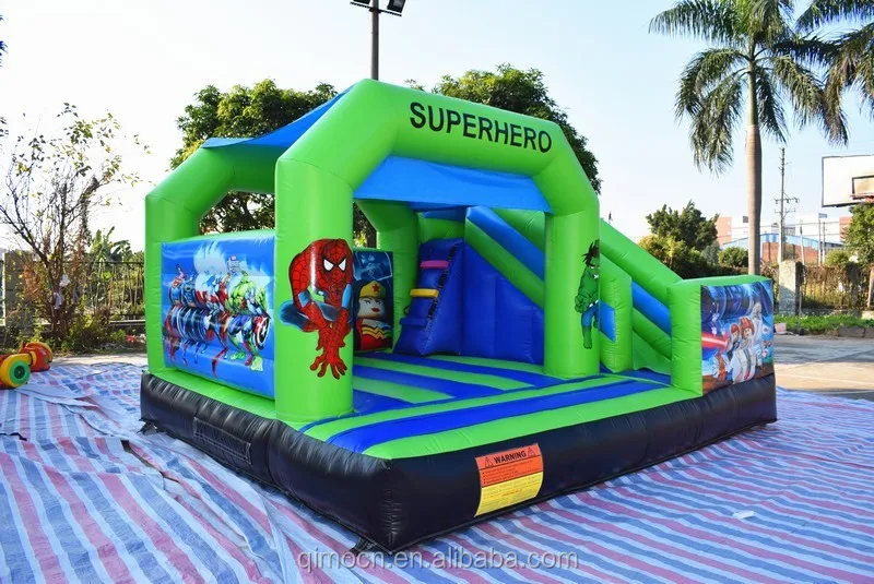 Utiliza Brincolines Comerciales Para Niños,Tobogán Inflable Y Gorila