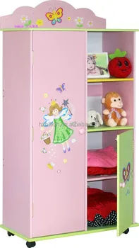 Low Price With Finest Quality Hand Painted Fairy Wood Kids Wardrobe Kids Bedroom Furniture Buy Lovely And Hot Selling Wooden Princess Kids Bedroom