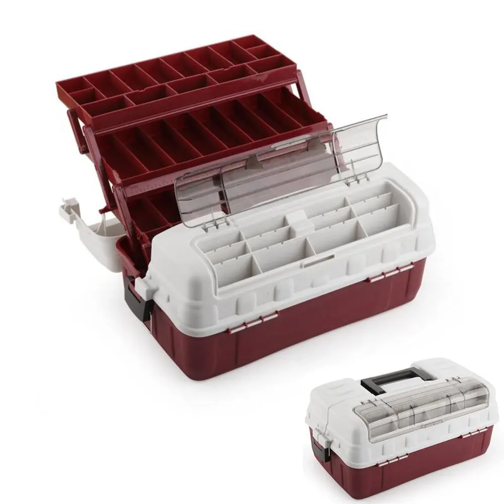 3 Layer Tackle Storage Box Leeda Tool Case Box System