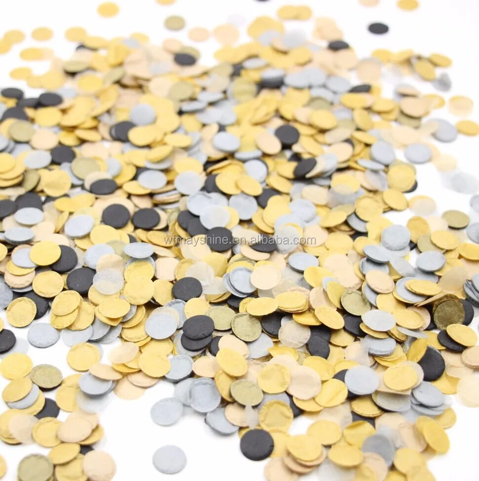 Bulk Wedding 2*5cm Rectangular Tissue Paper Confetti For Party Cannon