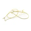 45mm gold filled jewelry colored copper wire earwires