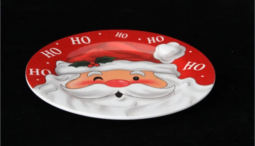 kid's Christmas melamine plate