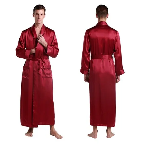 100% Silk Nightshirt Satin Silk Nightgown Men - Buy Silk Nightshirt ...