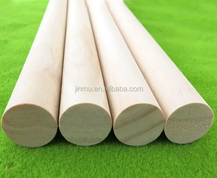 wholesale pine and birch wood dowel rod made in china factory