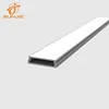 6000 Series anodized led alu profile, surface mounted aluminum led strips with diffuser