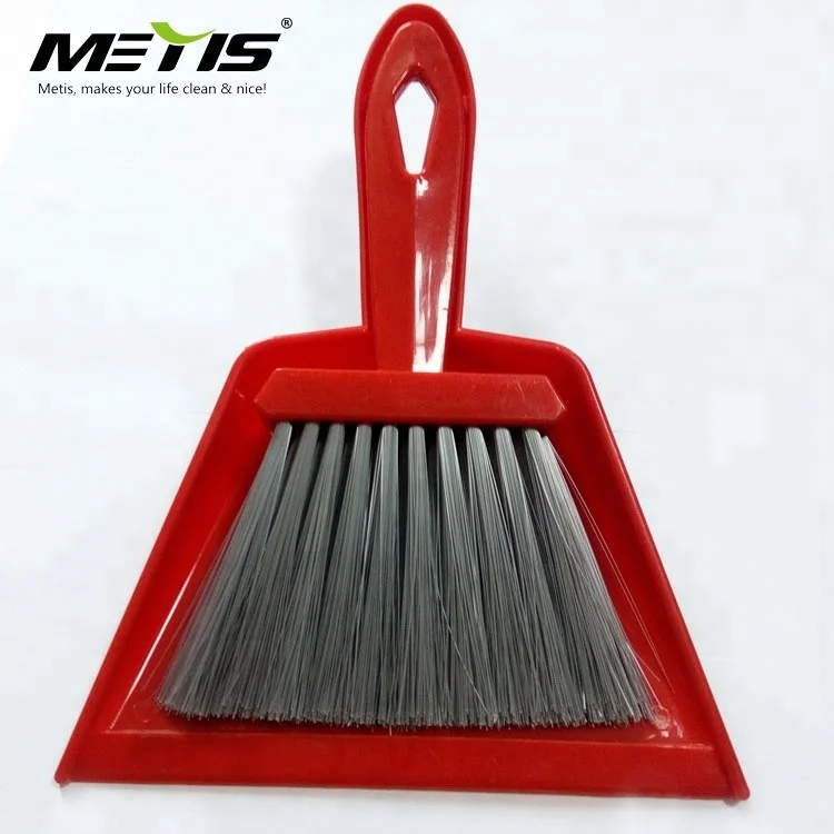 New Design Mini Red Broom And Dustpan Set For Cleaning Table