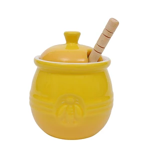 Ceramic Honey Jar With Dipper Ceramic Honey Jar With Dipper Supplieranufacturers At Alibaba