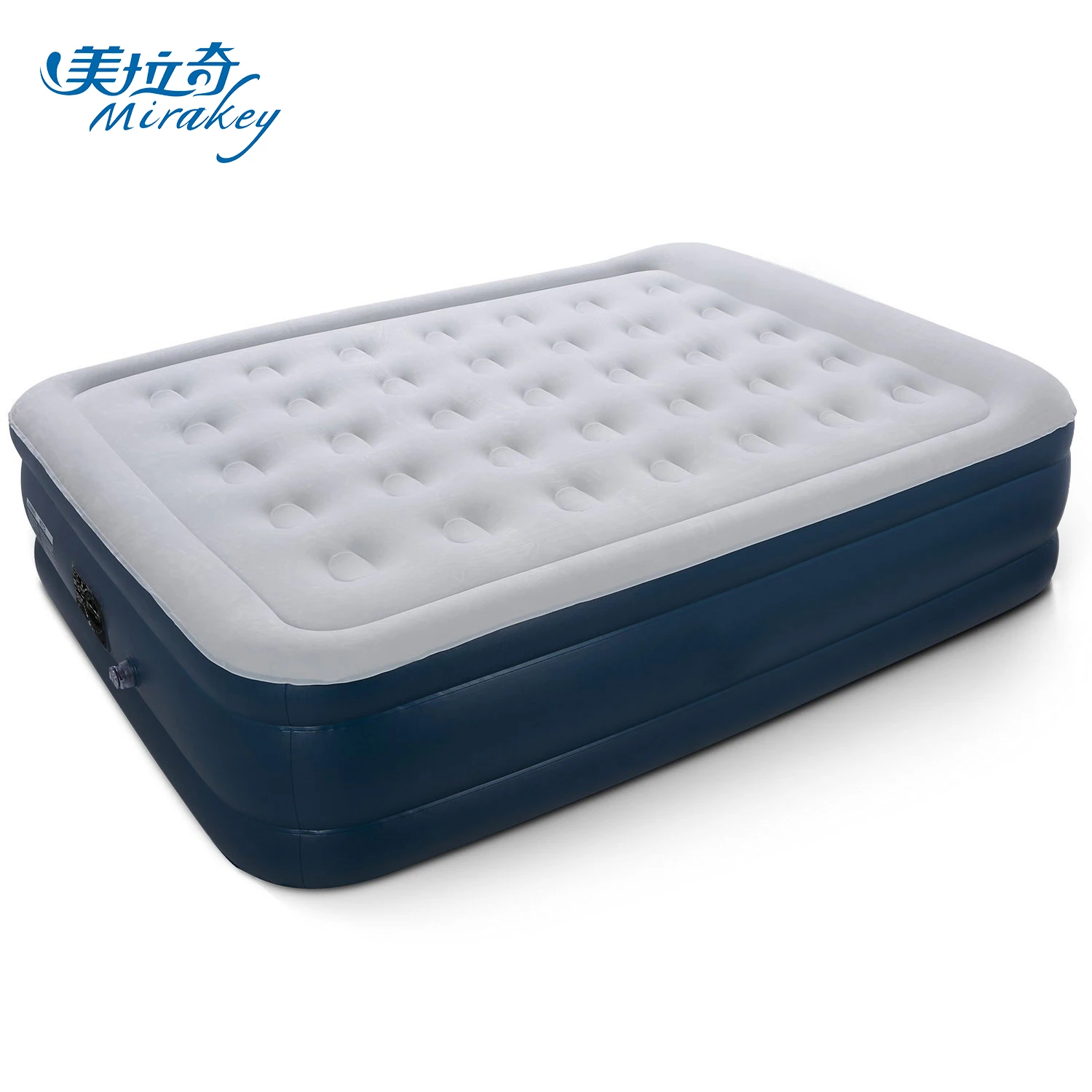 Mirakey airbed Raised queen size custom air bed custom inflatable mattress with electric pump with bulit-in pillow