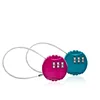 YH1467 Gym Spherical steel wire rope Combination Travel Suitcase Code Padlock