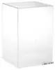custom made clear acrylic countertop display box/case/container for collectibles