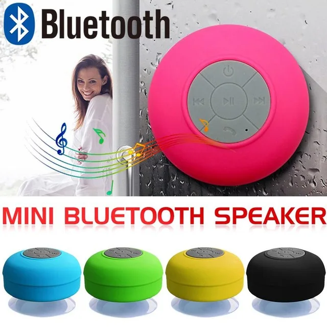 Mini Wireless Bluetooth Speaker Hands Free Waterproof Car Bathroom Office Beach Stereo Subwoofer Music Loudspeaker With Suction - ANKUX.COM