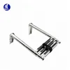 Marine Boat Swimming Pool Stainless Steel Telescopic Folding Ladder with anti-slid steps
