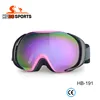 winter sports mirrored coating full hd ski goggle