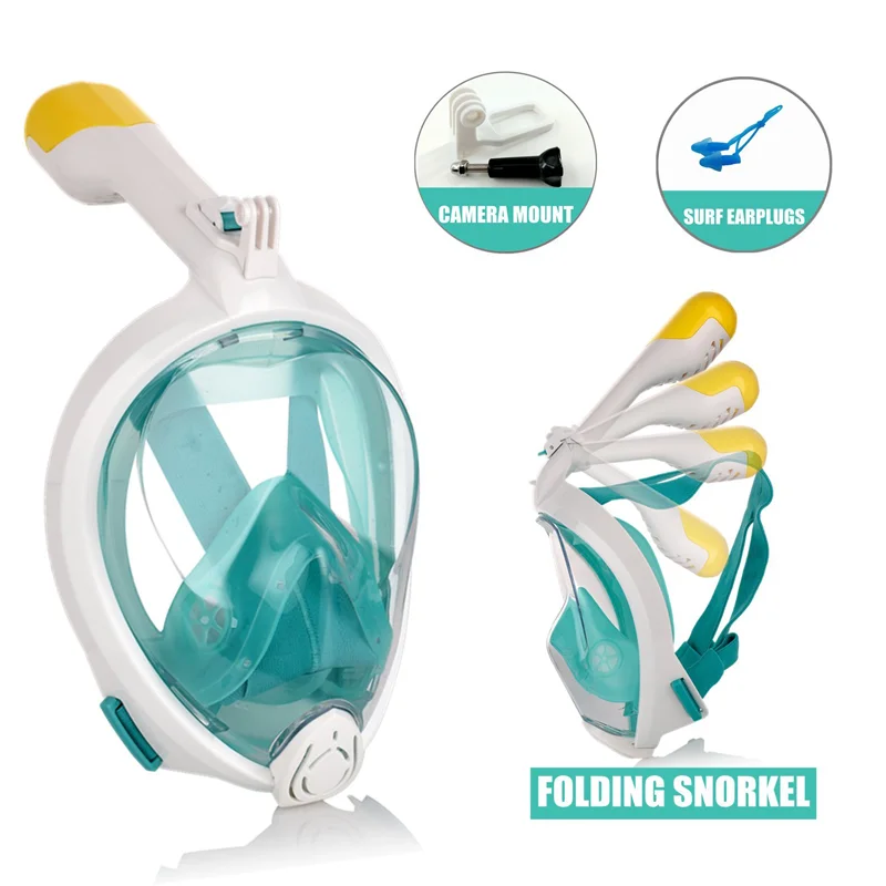 Tuba Flexible Enroulable En Silicone - Accessoire Plongée Apnée - Équipé D’un Étui - 7