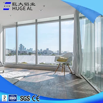 Chinese Supplier Huge Aluminum Curtain Wall Window Floor To Ceiling