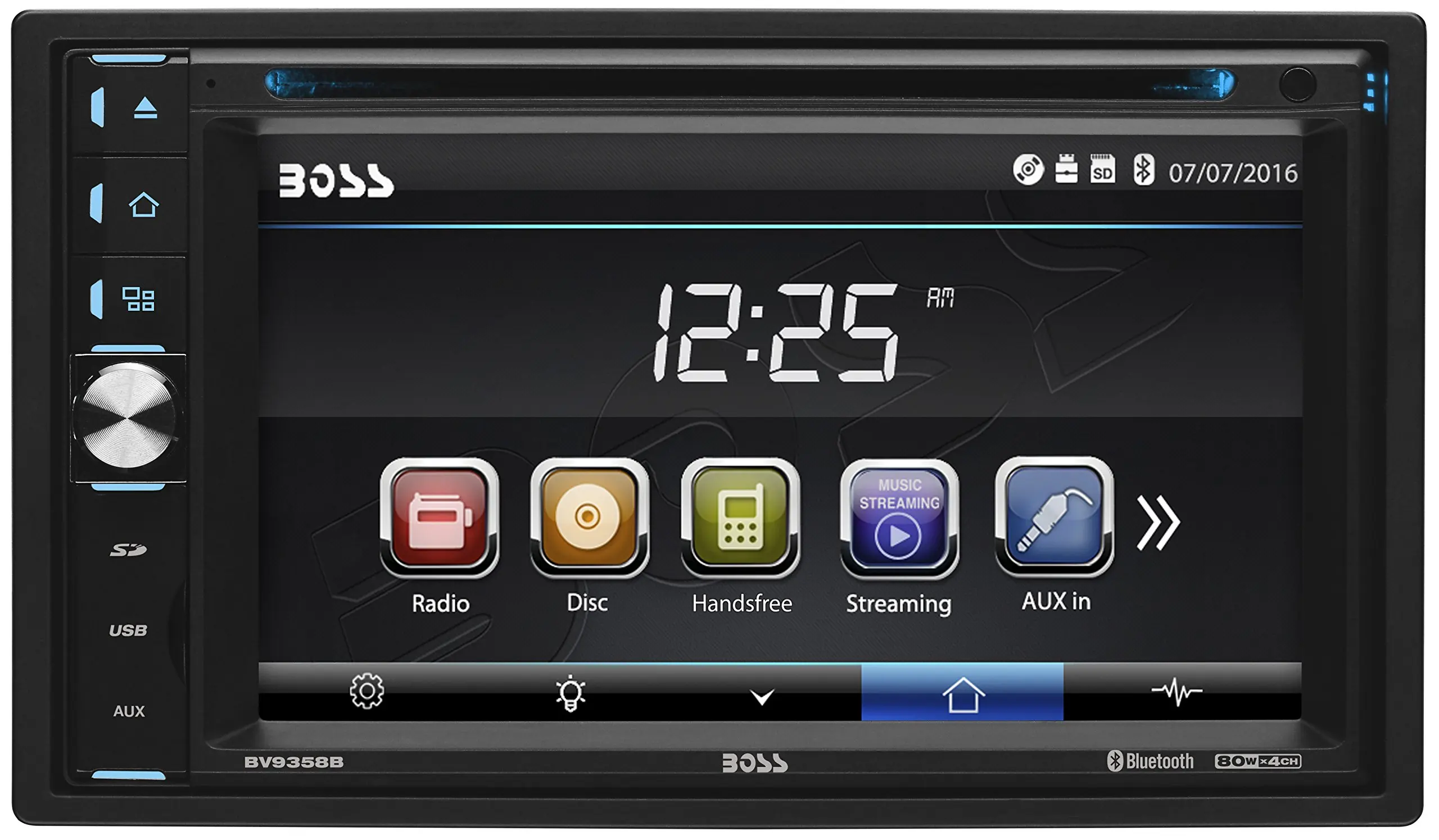 Get Quotations · BOSS Audio BV9358B Double Din, Touchscreen, Bluetooth, DVD/CD/MP3/
