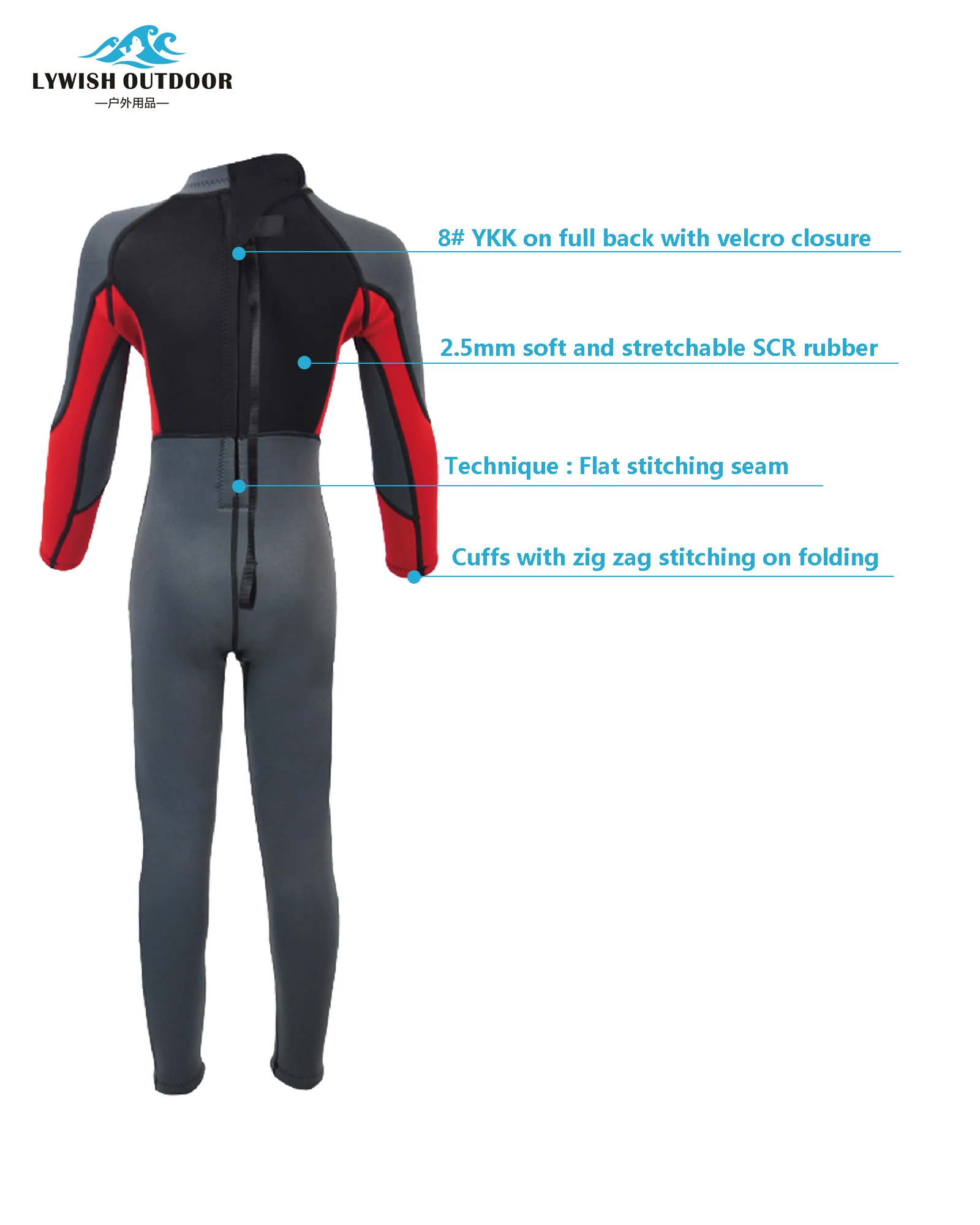 Skilled Technology Children Neoprene Fabric Kids Scuba Diving Suit