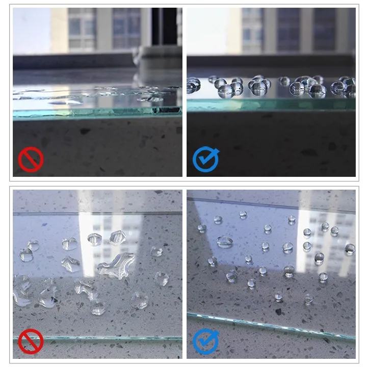 Rain proof glass coating super hydrophobic coating