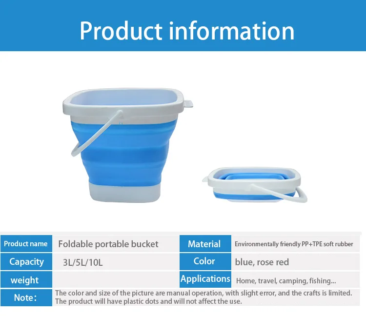Hot Collapsible Square Foldable Water Bucket For Washing Buy Water