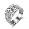 Simple style Pave setting Moissanite gemstone 3 grams gold Man ring price for man